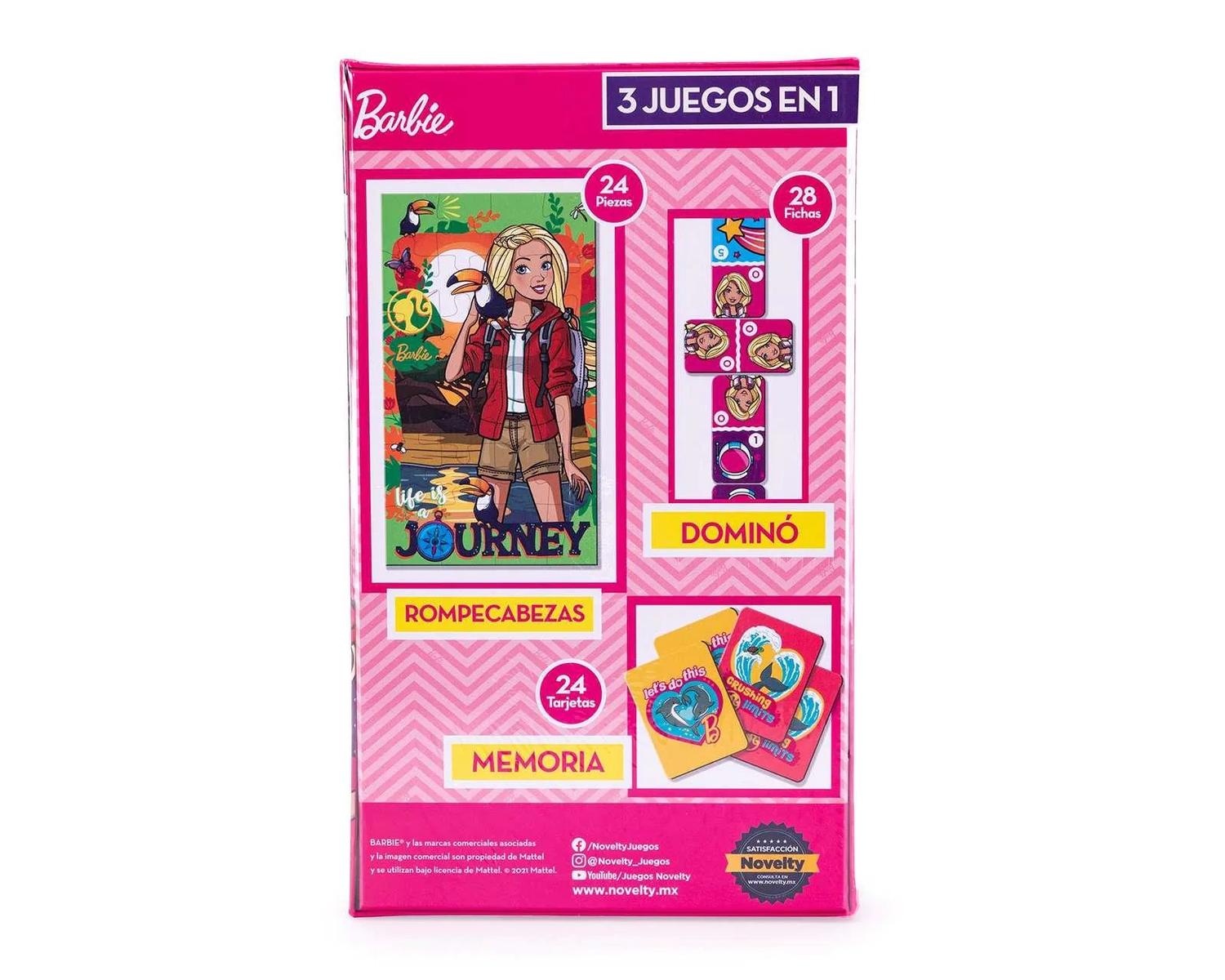 Foto 3 pulgar | Set de Juegos Barbie 3 en 1