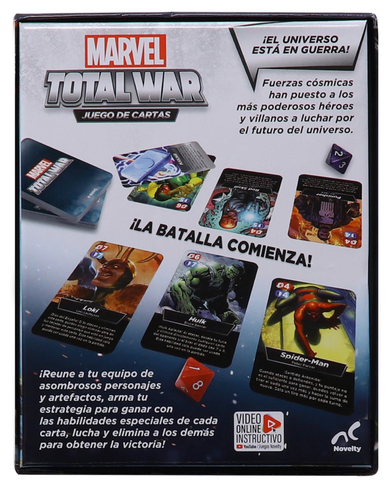 Foto 4 pulgar | Juego de Cartas Marvel Total War