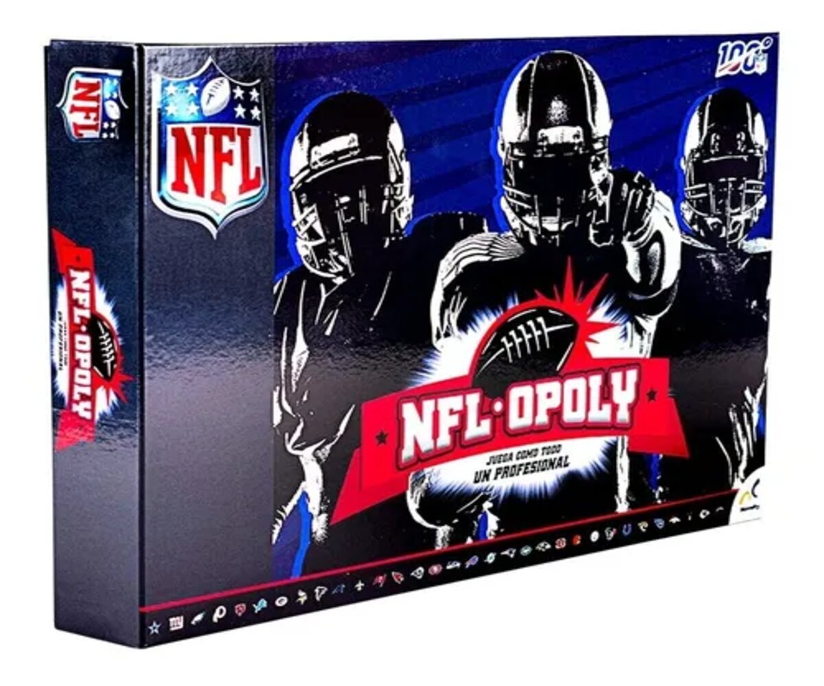 Juego de Mesa Novelty en Familia Nfl-opoly Multicolor