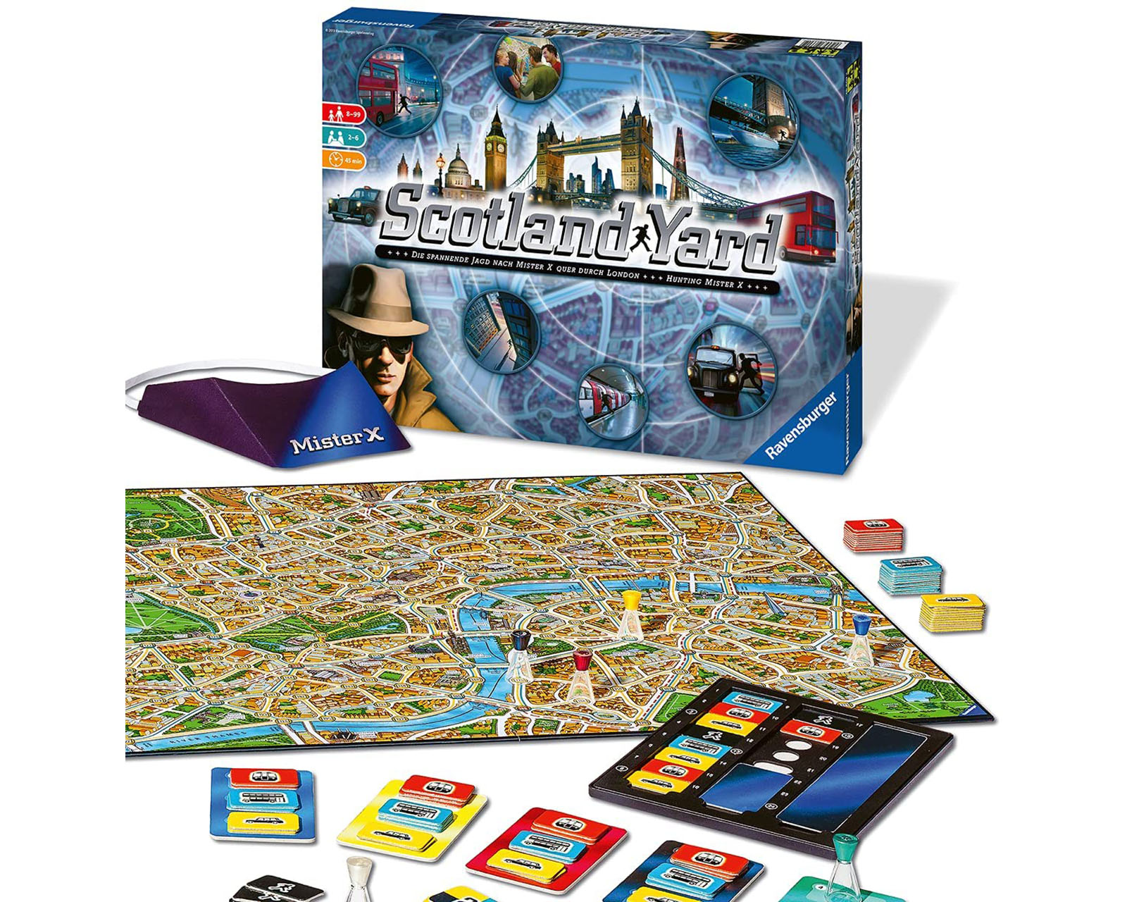 Foto 2 pulgar | Juego de Mesa Ravensburger Scotland Yard