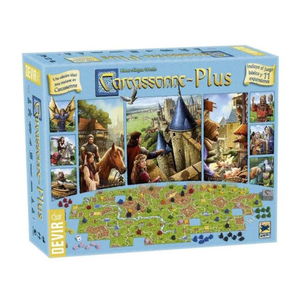 Juego de Mesa Carcassonne Plus Multicolor