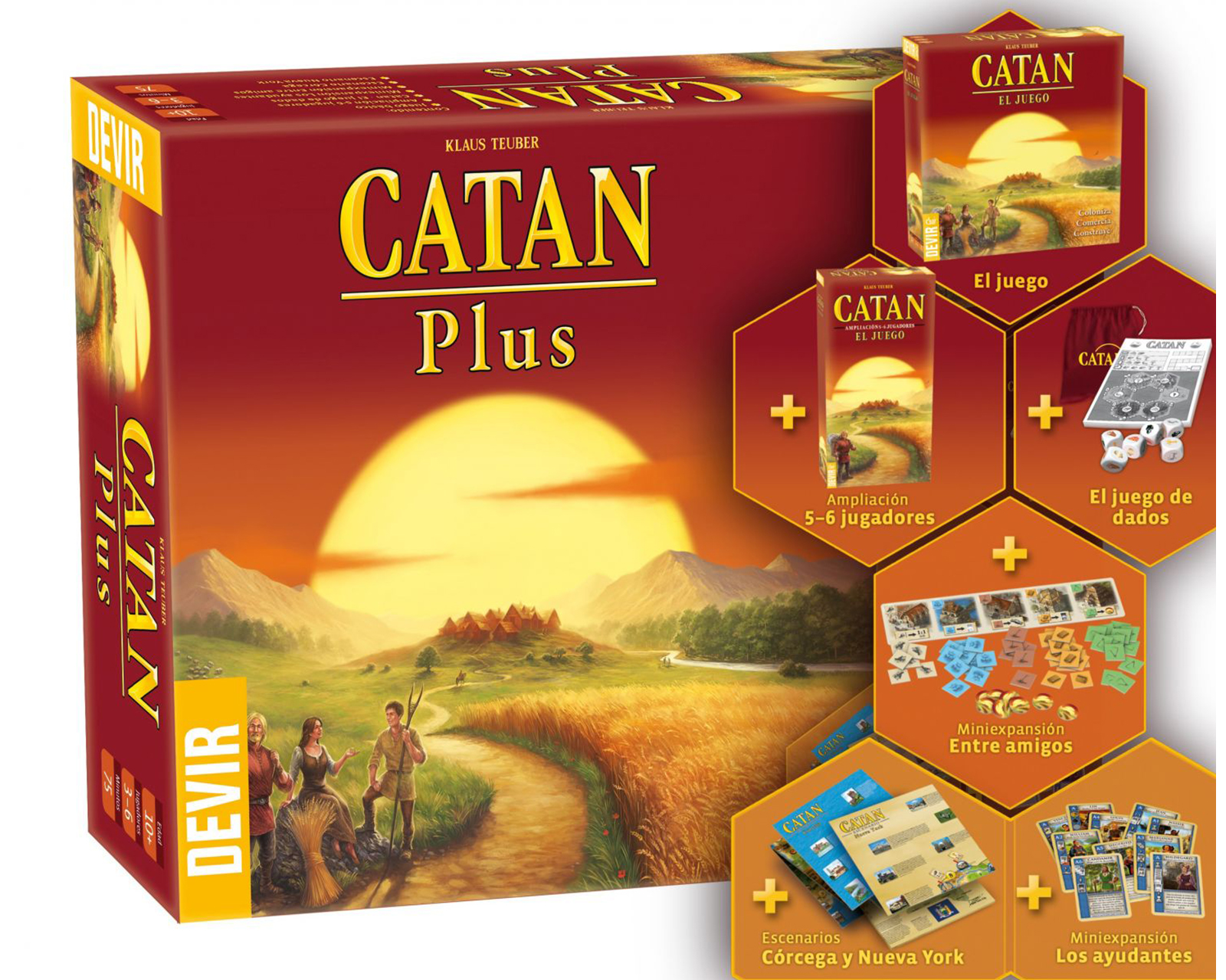 Foto 4 pulgar | Catan Plus Virtual Zone - El Juego de Mesa