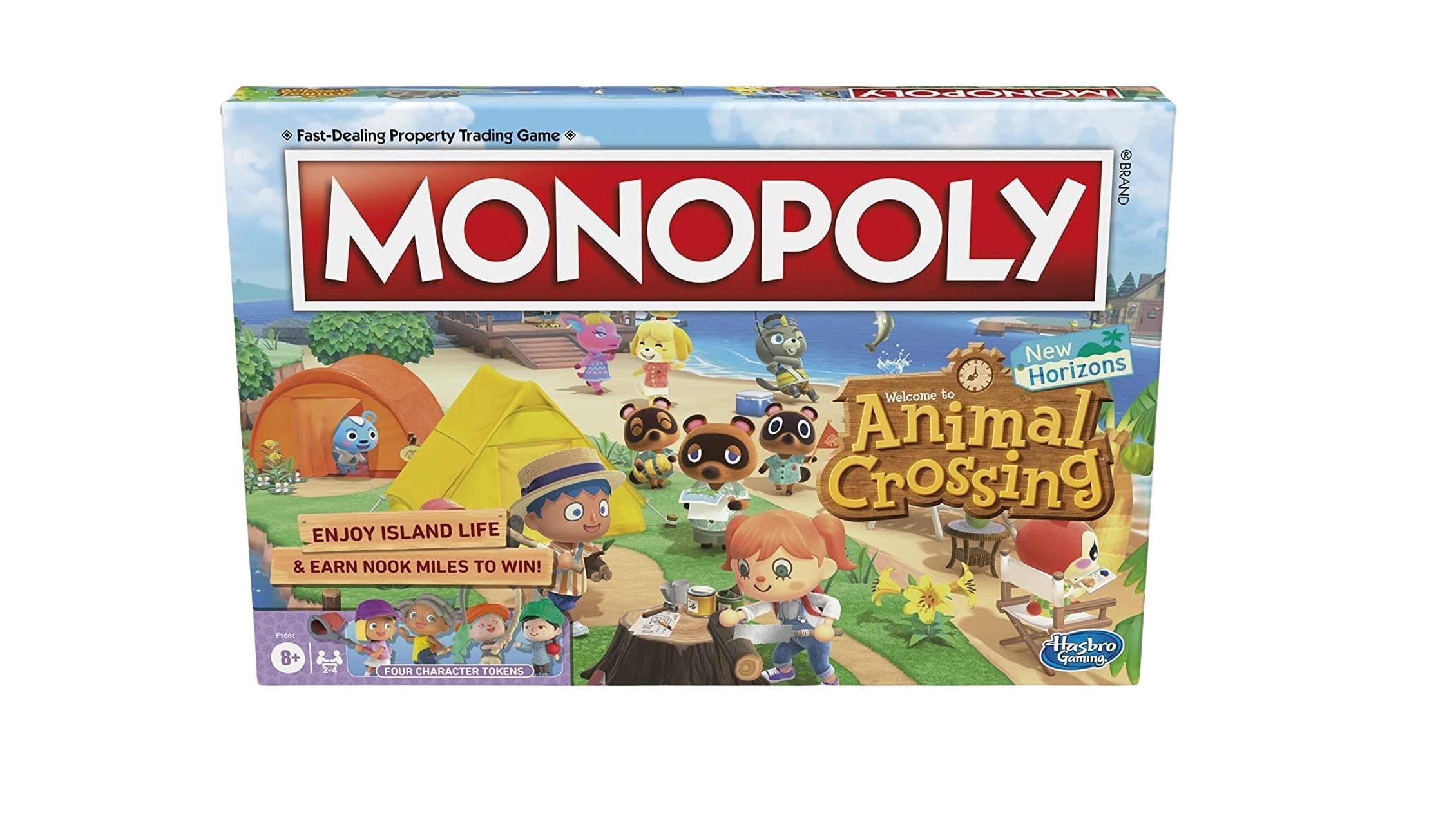 Foto 2 pulgar | Juego de Mesa Monopoly Hasbro Animal Crossing  ‎f1661