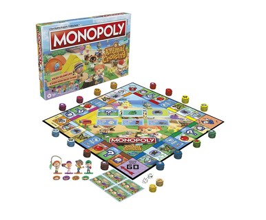 Foto 2 | Juego de Mesa Monopoly Hasbro Animal Crossing f1661