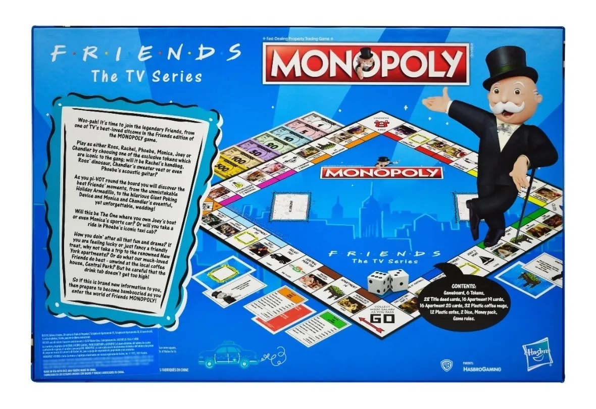 Foto 4 pulgar | Juego de Mesa Hasbro Monopoly Friends Serie de TV