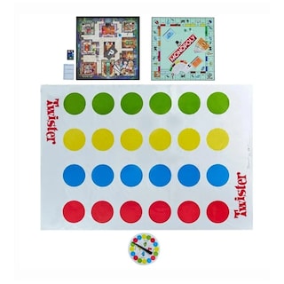Foto 3 | Juegos de Mesa Hasbro E9495 Triple Pack Monopoly Clue y Twister