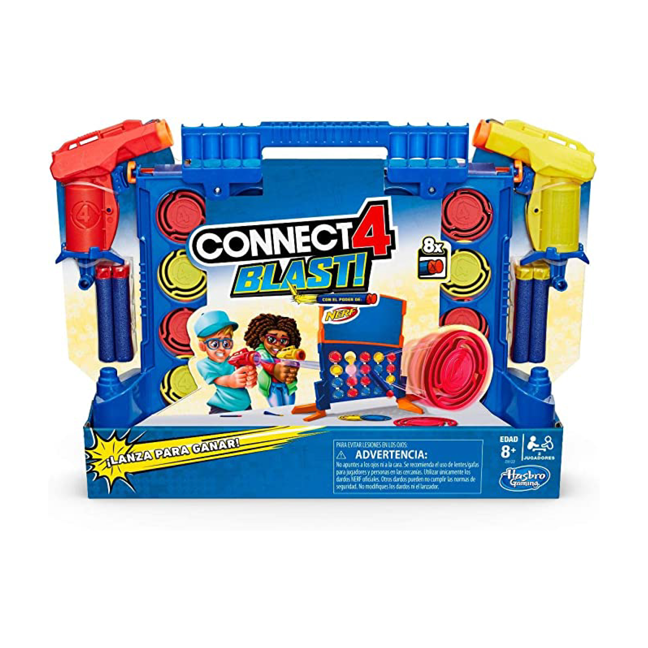 Juego de Mesa Nerf Conecta 4 Blast