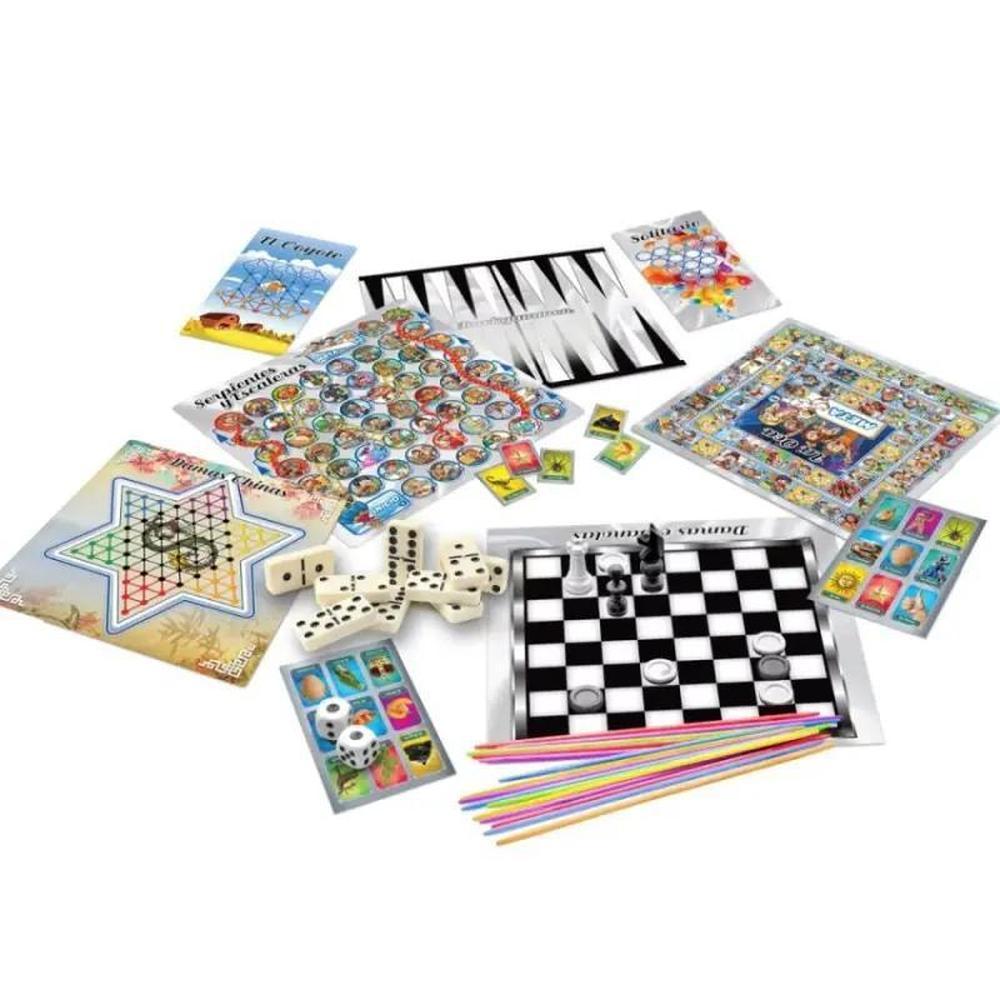 Foto 4 pulgar | Juego De Mesa Silver 15 Juegos Clásicos Fotorama