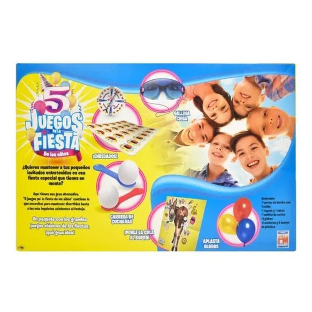 Foto 4 pulgar | Fotorama 5 Juegos Pa La Fiesta De Niños Juego Mesa