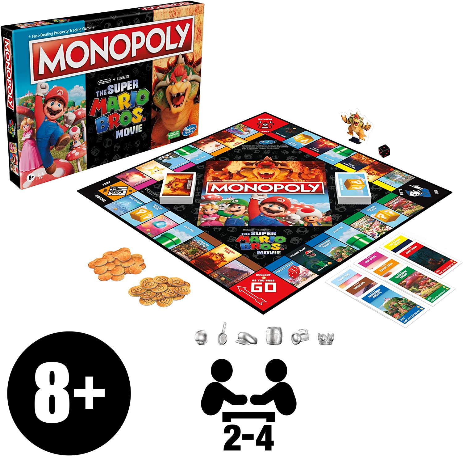 Foto 4 pulgar | Juego de Mesa Hasbro Monopoly The Super Mario Bros Movie