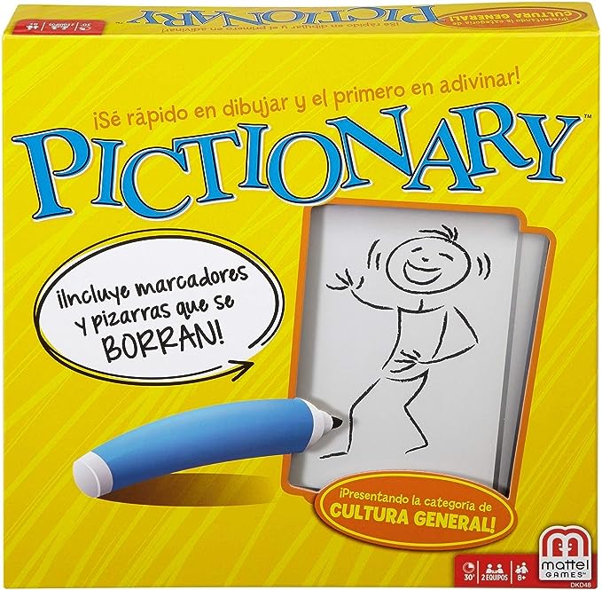Foto 2 pulgar | Juego de Mesa Mattel Games DKD48 Familiar Pictionary Original