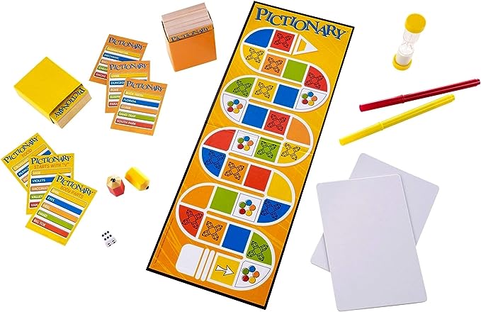 Foto 3 pulgar | Juego de Mesa Mattel Games DKD48 Familiar Pictionary Original