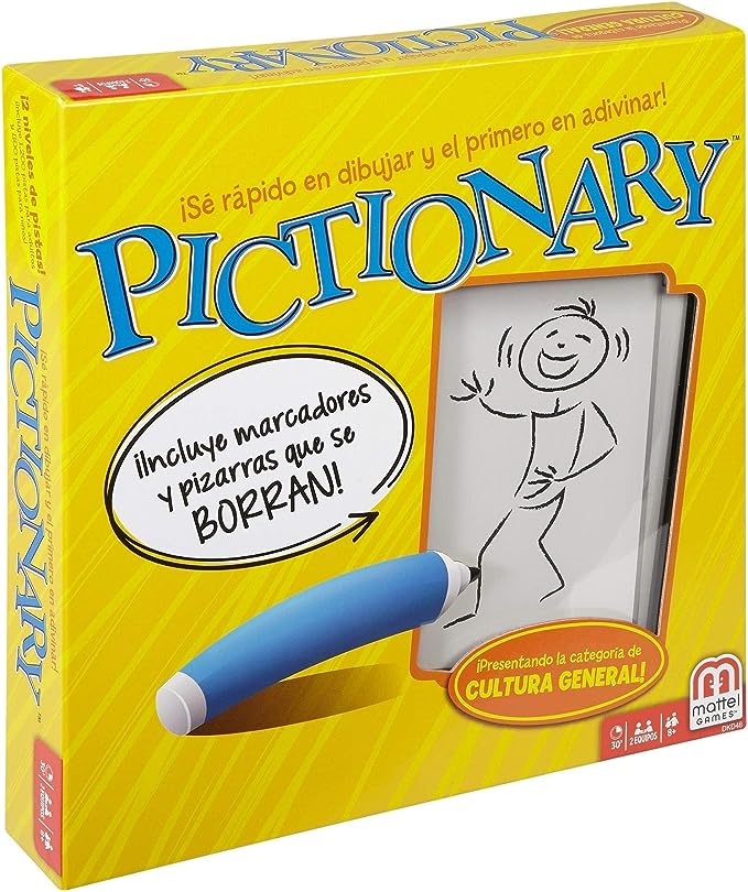 Foto 5 pulgar | Juego de Mesa Mattel Games DKD48 Familiar Pictionary Original