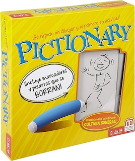 Foto 4 | Juego de Mesa Mattel Games DKD48 Familiar Pictionary Original