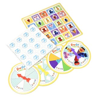 Foto 2 | Juego De Mesa Spin Go Conecta Y Gana, Plaza Sésamo