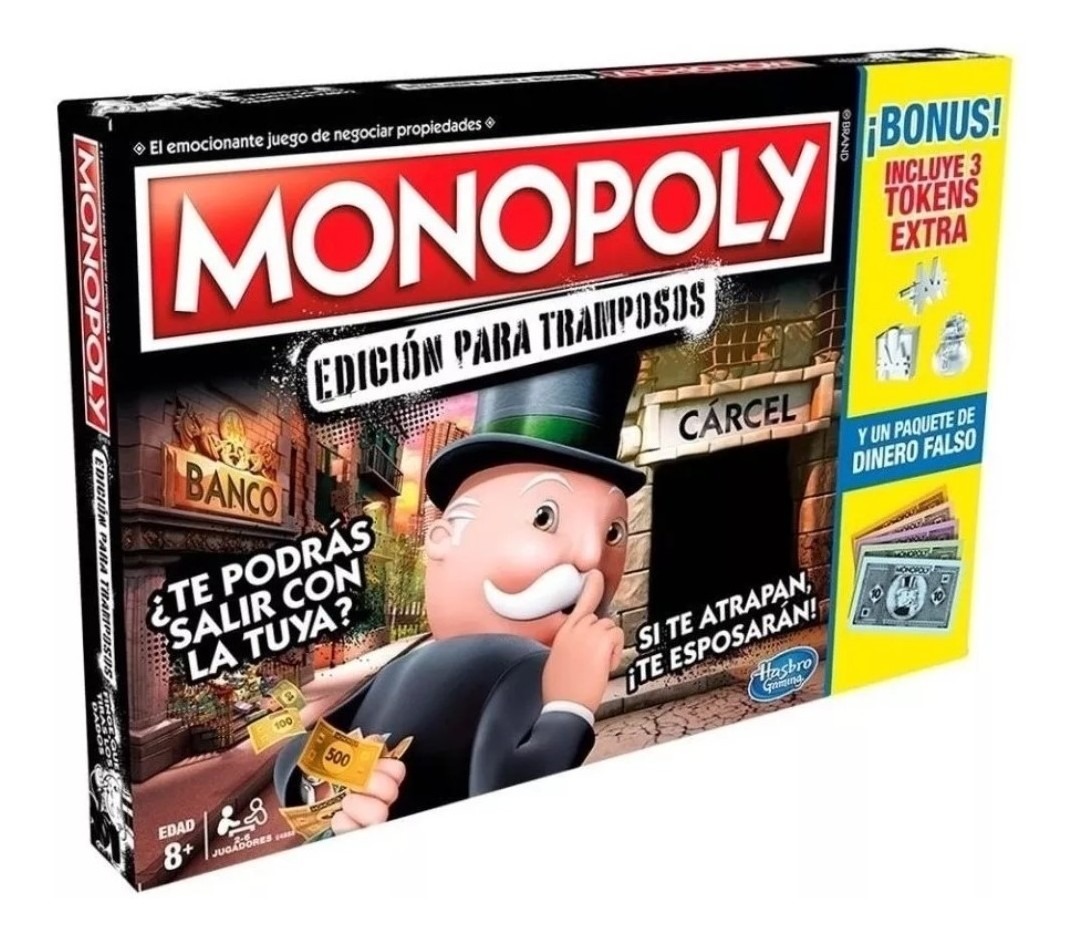 Juego de Mesa Hasbro Monopoly Cheaters Edition