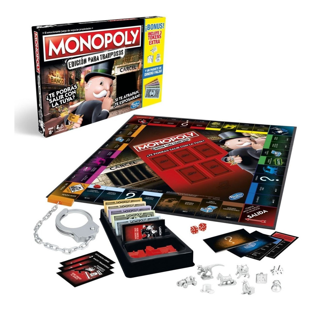 Foto 3 pulgar | Juego de Mesa Hasbro Monopoly Cheaters Edition