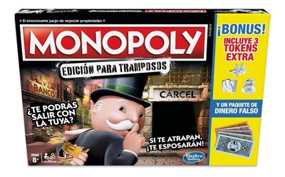 Foto 3 | Juego de Mesa Hasbro Monopoly Cheaters Edition