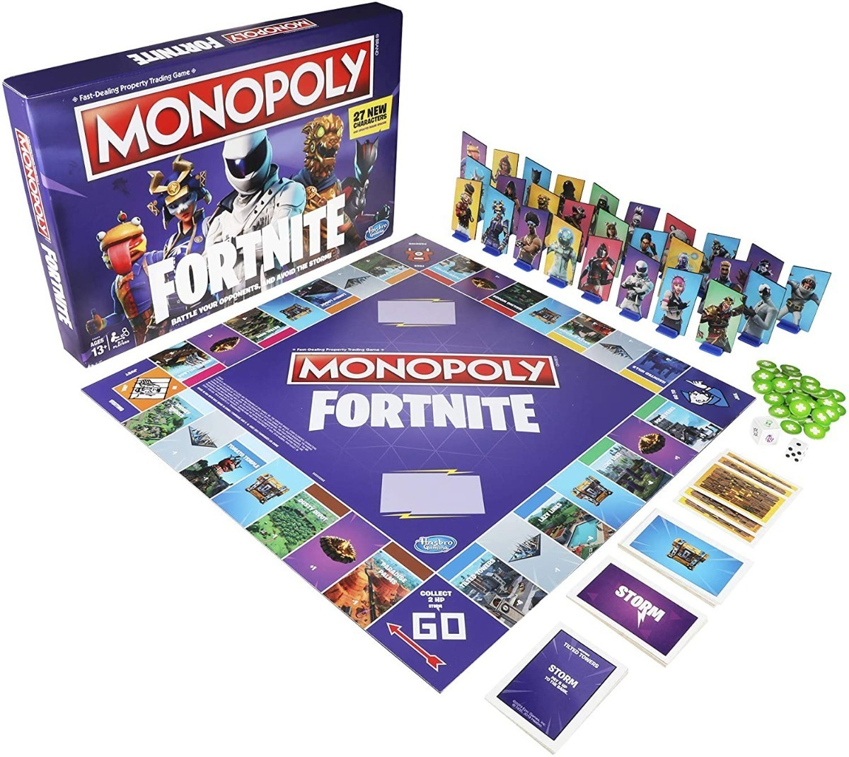 Foto 4 pulgar | Juego de Mesa Monopoly Fortnite Hasbro E6603