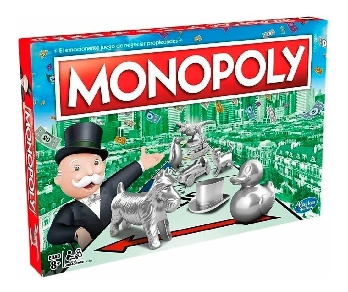 Juego de Mesa Monopoly Clásico Hasbro C1009