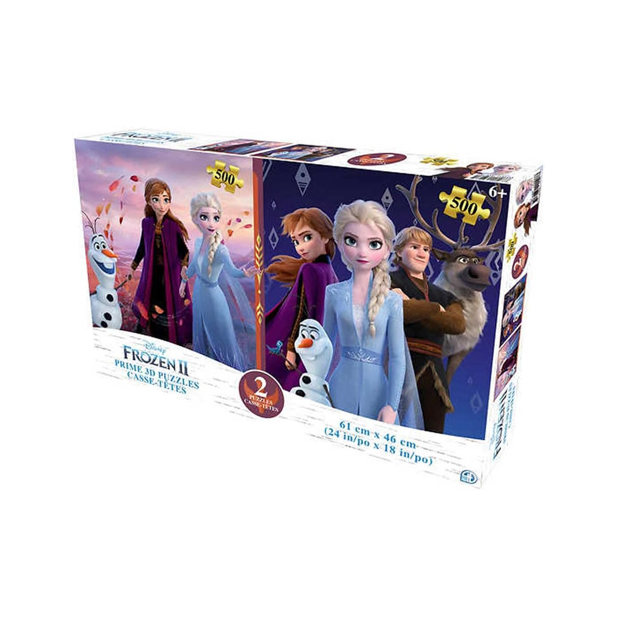 Foto 2 | Rompecabezas Prime 3d Frozen Ii 2 en 1 con 500 Piezas