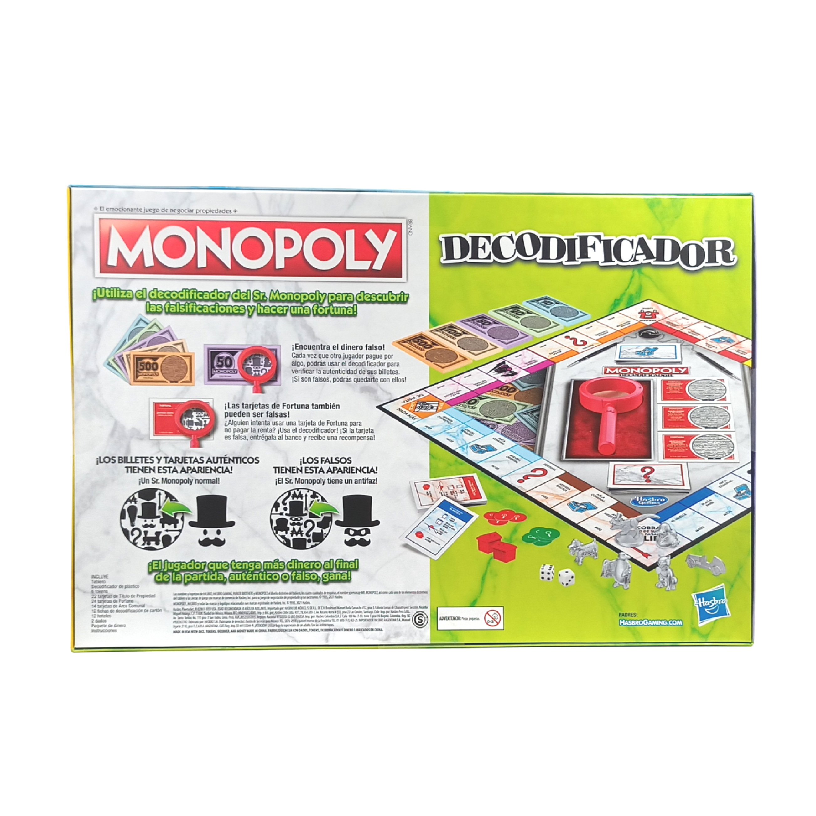 Foto 5 pulgar | Juego de Mesa Monopoly Decodificador