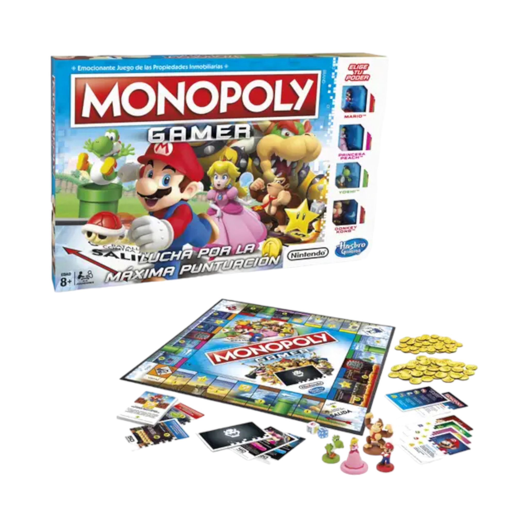 Foto 2 pulgar | Monopoly Gamer Nintendo Hasbro Gaming