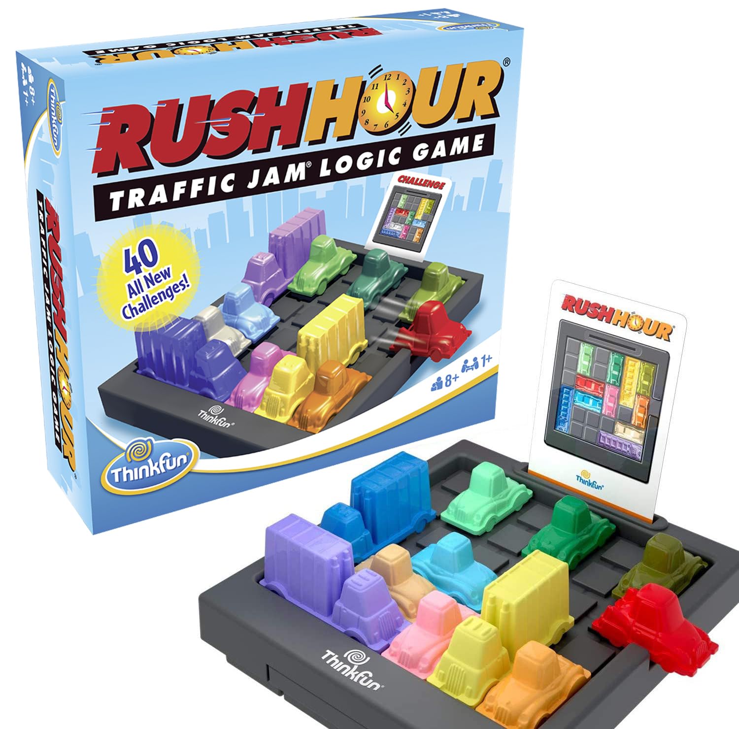 Foto 2 pulgar | Venta Internacional - Juguete Brain Game Thinkfun Rush Hour Traffic Jam Stem