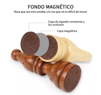 Foto 2 | Juego de Ajedrez Wünd Magnético
