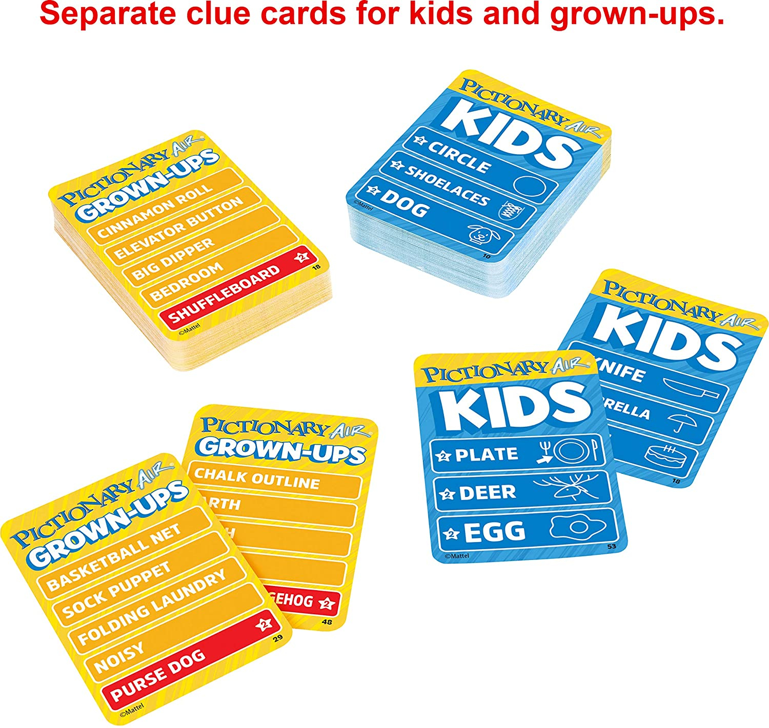 Foto 5 pulgar | Pictionary Air Kids Vs Grown-Ups Juego de Dibujo Familiar - Venta Internacional