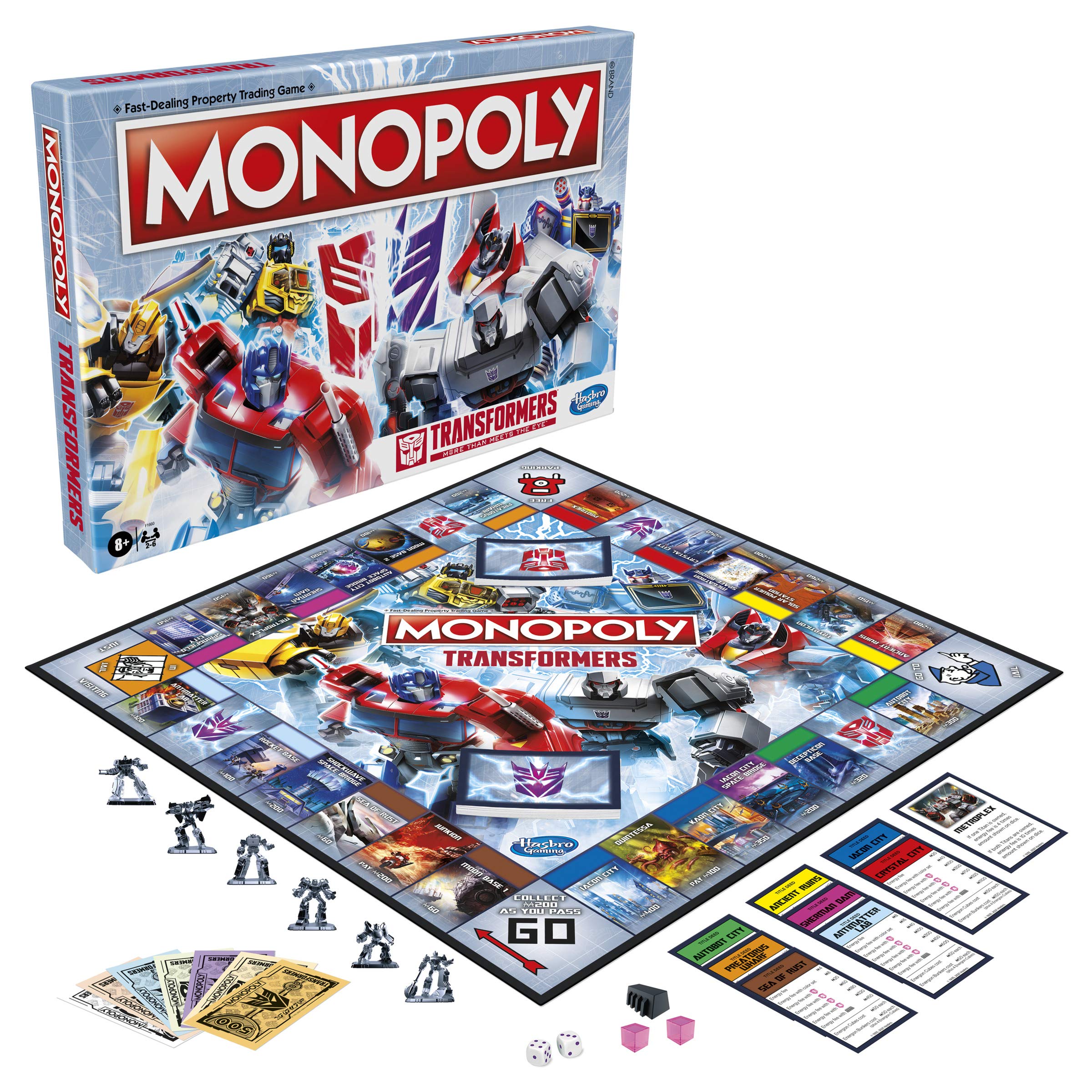 Foto 2 | Venta Internacional - Juego de Mesa Monopoly Transformers Edition