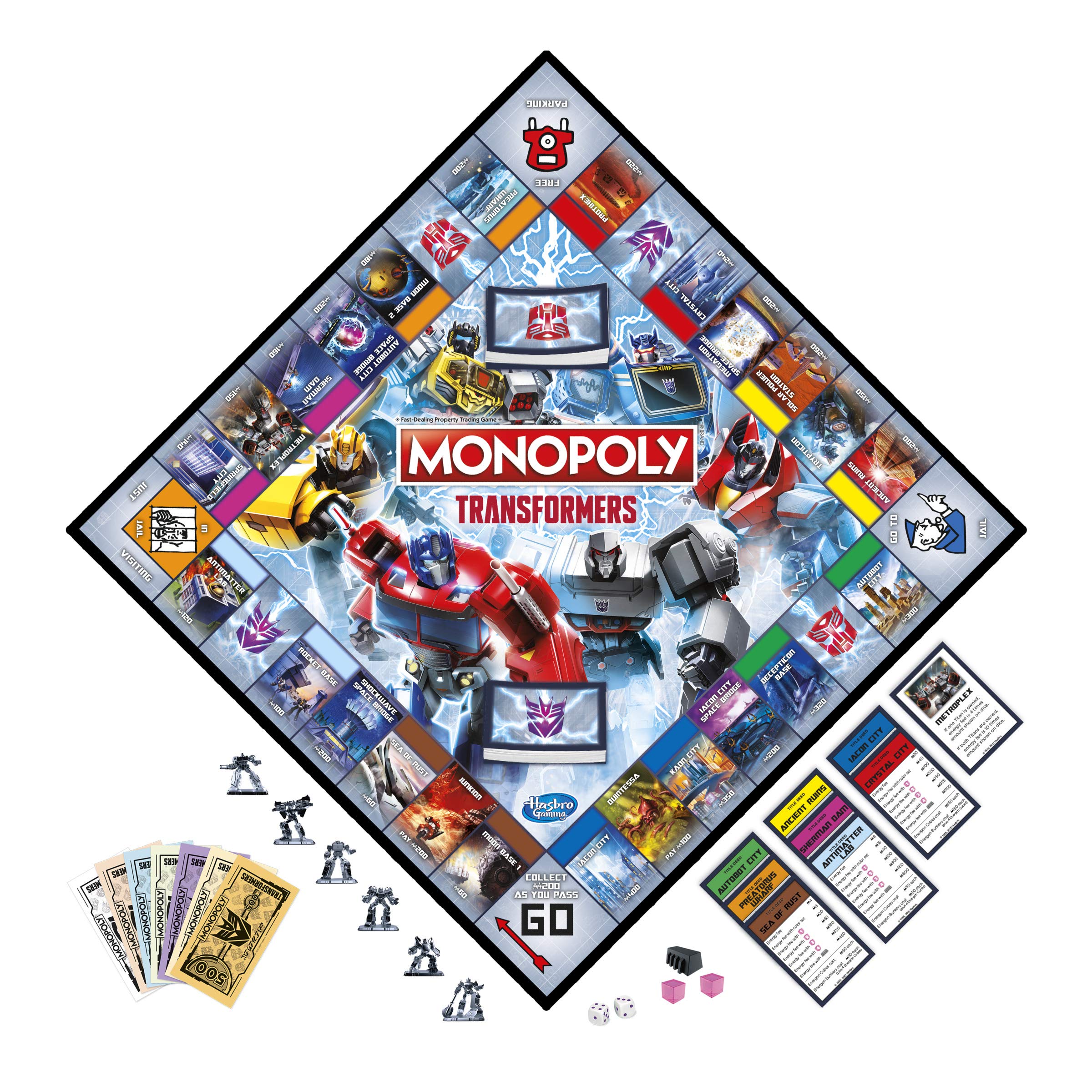 Foto 3 | Venta Internacional - Juego de Mesa Monopoly Transformers Edition