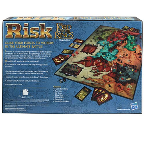 Foto 2 | Venta Internacional - Juego de Mesa Hasbro Risk: The Lord Of The Rings Trilogy Edition