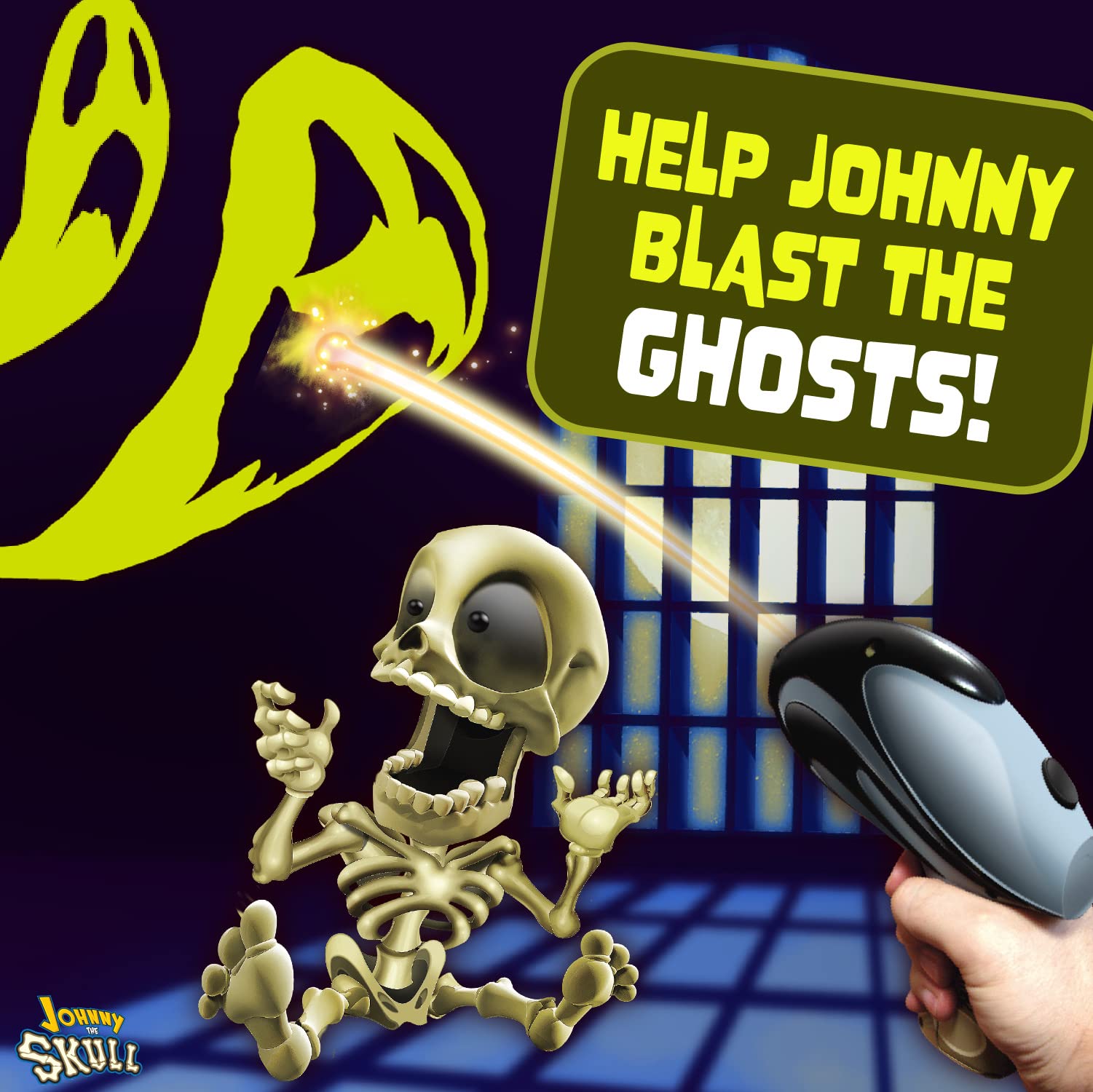 Foto 4 pulgar | Venta Internacional - Juego Ghost Blasting Fotorama Johnny The Skull con Proyección