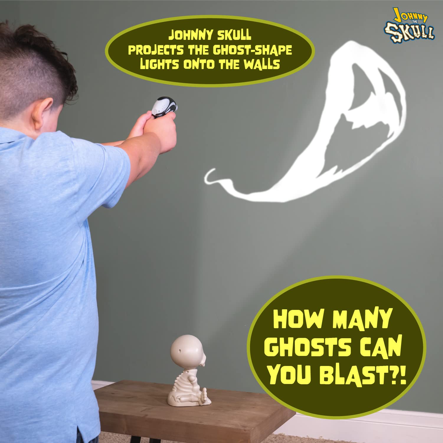 Foto 5 pulgar | Venta Internacional - Juego Ghost Blasting Fotorama Johnny The Skull con Proyección