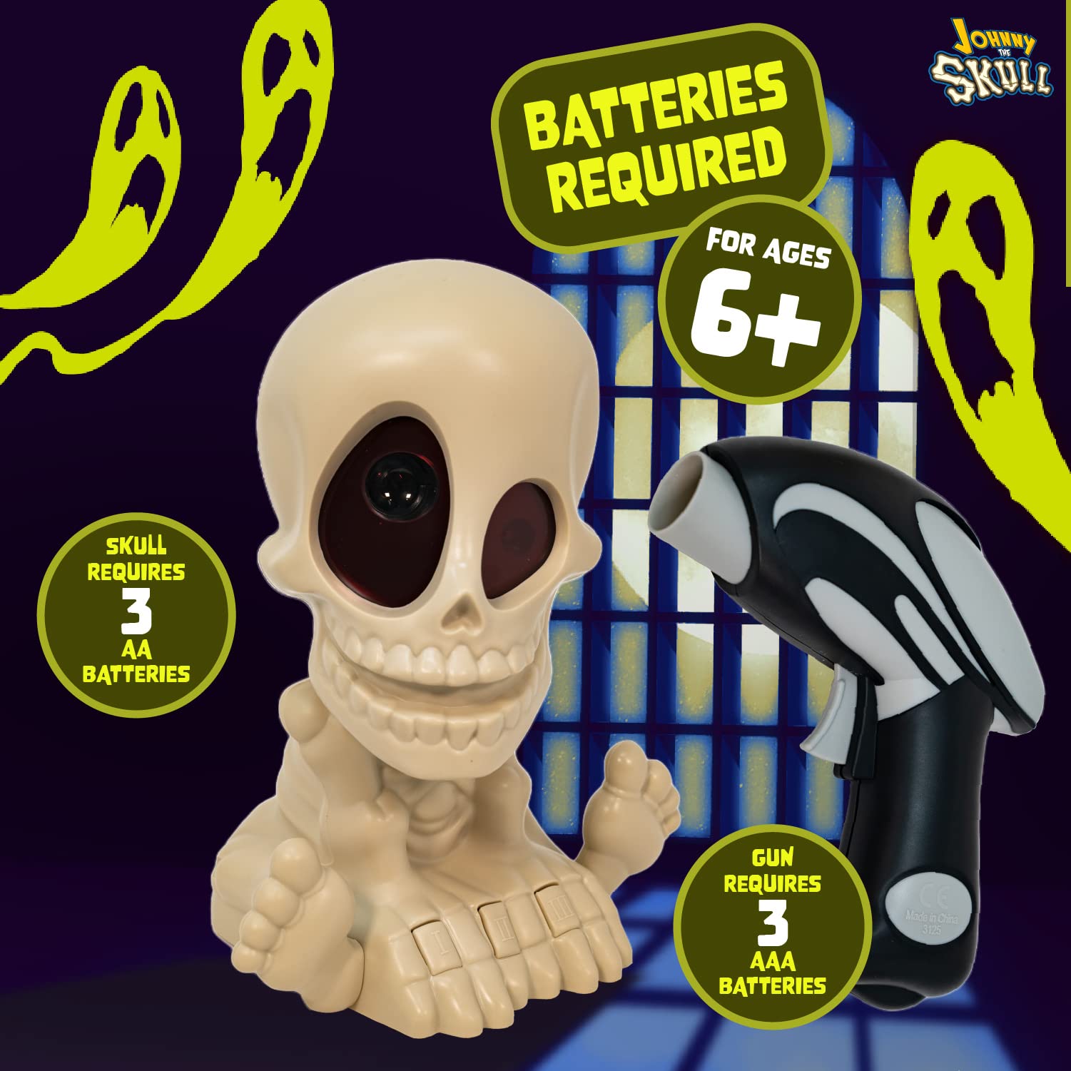 Foto 6 pulgar | Venta Internacional - Juego Ghost Blasting Fotorama Johnny The Skull con Proyección