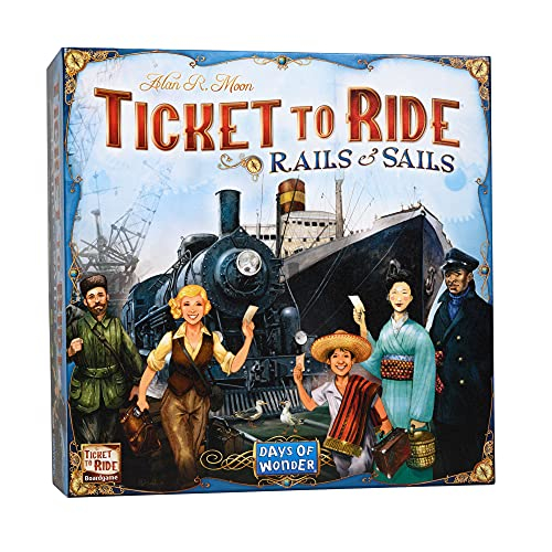 Foto 2 | Venta Internacional - Boleto De Juego De Mesa Para Ride Rails & Sails | Familia De Más De 10 Años