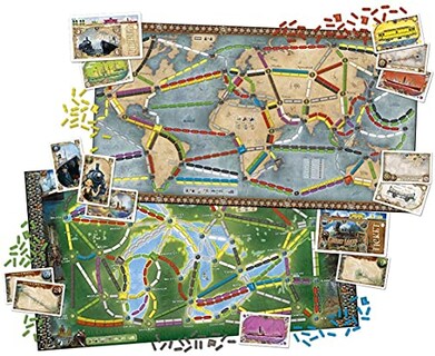 Foto 5 | Venta Internacional - Boleto De Juego De Mesa Para Ride Rails & Sails | Familia De Más De 10 Años