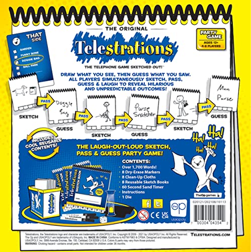 Foto 9 pulgar | Venta Internacional - Telestrations Original Para 8 Jugadores | Juego De Mesa Familiar