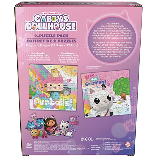 Foto 6 pulgar | Venta Internacional - Paquete de 2 Rompecabezas de 48 Piezas Gabby's Dollhouse