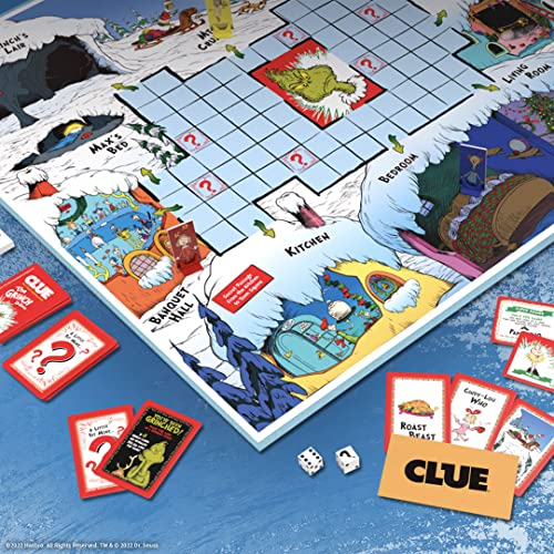 Foto 4 pulgar | Venta Internacional - Juego de Mesa Usapoly Clue: Cómo El Grinch Robó La Navidad