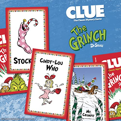 Foto 8 pulgar | Venta Internacional - Juego de Mesa Usapoly Clue: Cómo El Grinch Robó La Navidad