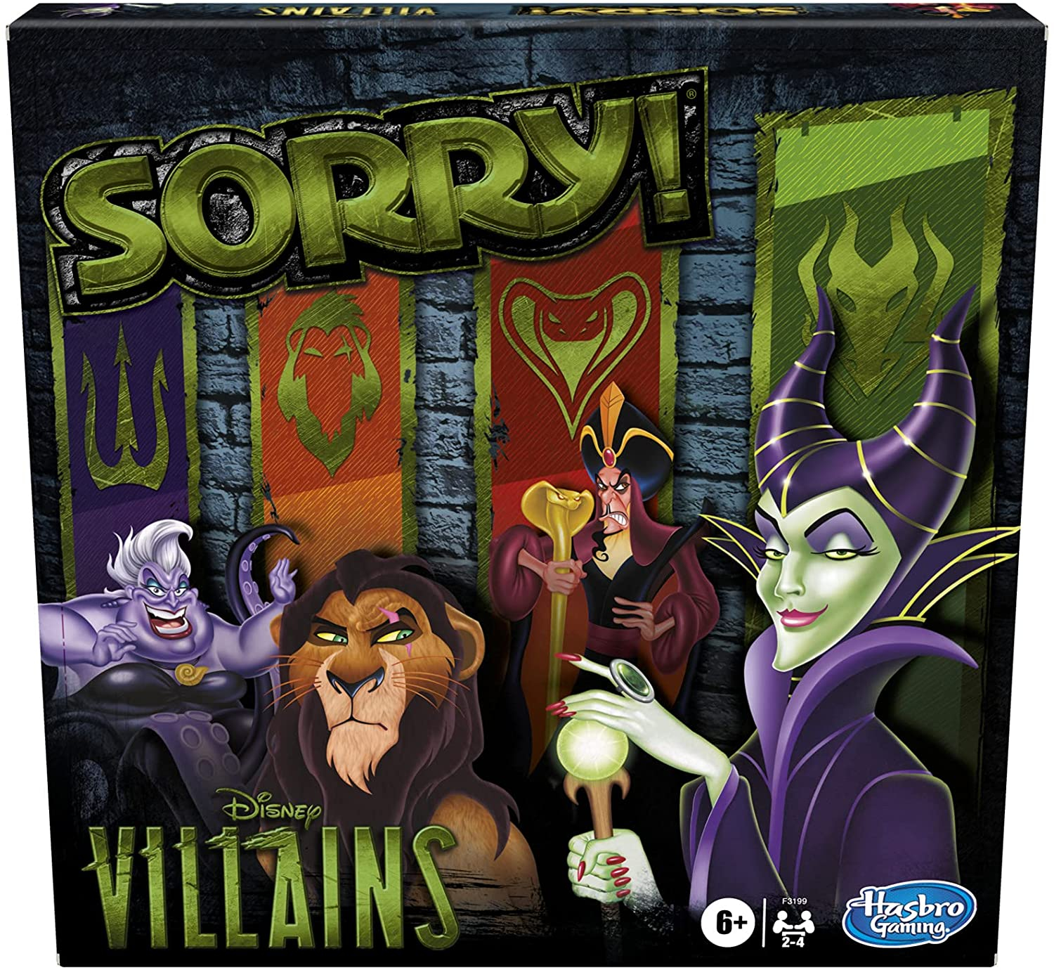 Venta Internacional - Juego de Mesa ¡Lo Siento! Villanos de Disney