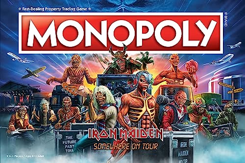 Foto 3 pulgar | Venta Internacional - Juego de Mesa Usaopoly Monopoly Iron Maiden