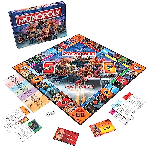 Foto 6 pulgar | Venta Internacional - Juego de Mesa Usaopoly Monopoly Iron Maiden