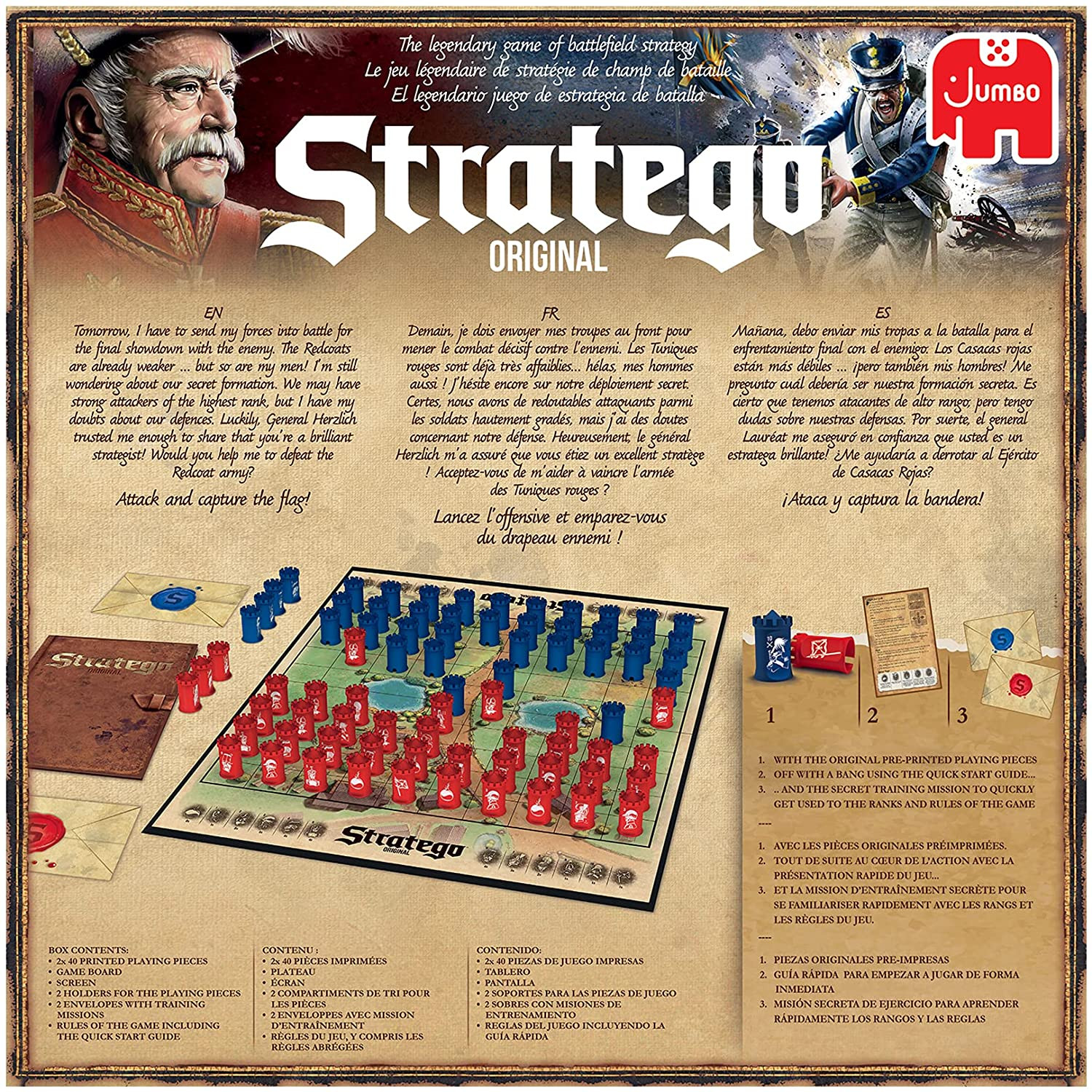 Foto 4 pulgar | Venta Internacional -Juego de Mesa Jumbo Stratego