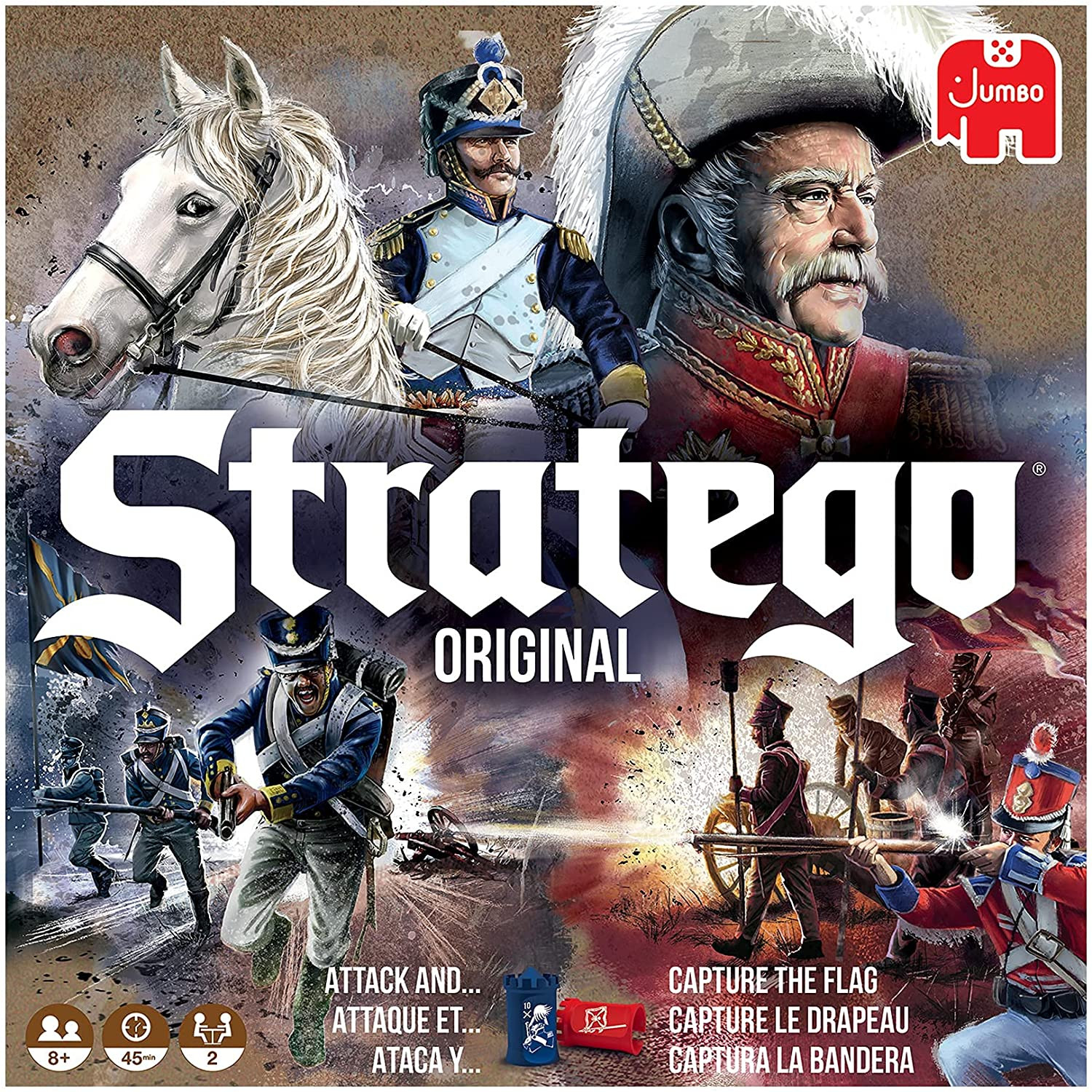 Foto 5 pulgar | Venta Internacional -Juego de Mesa Jumbo Stratego