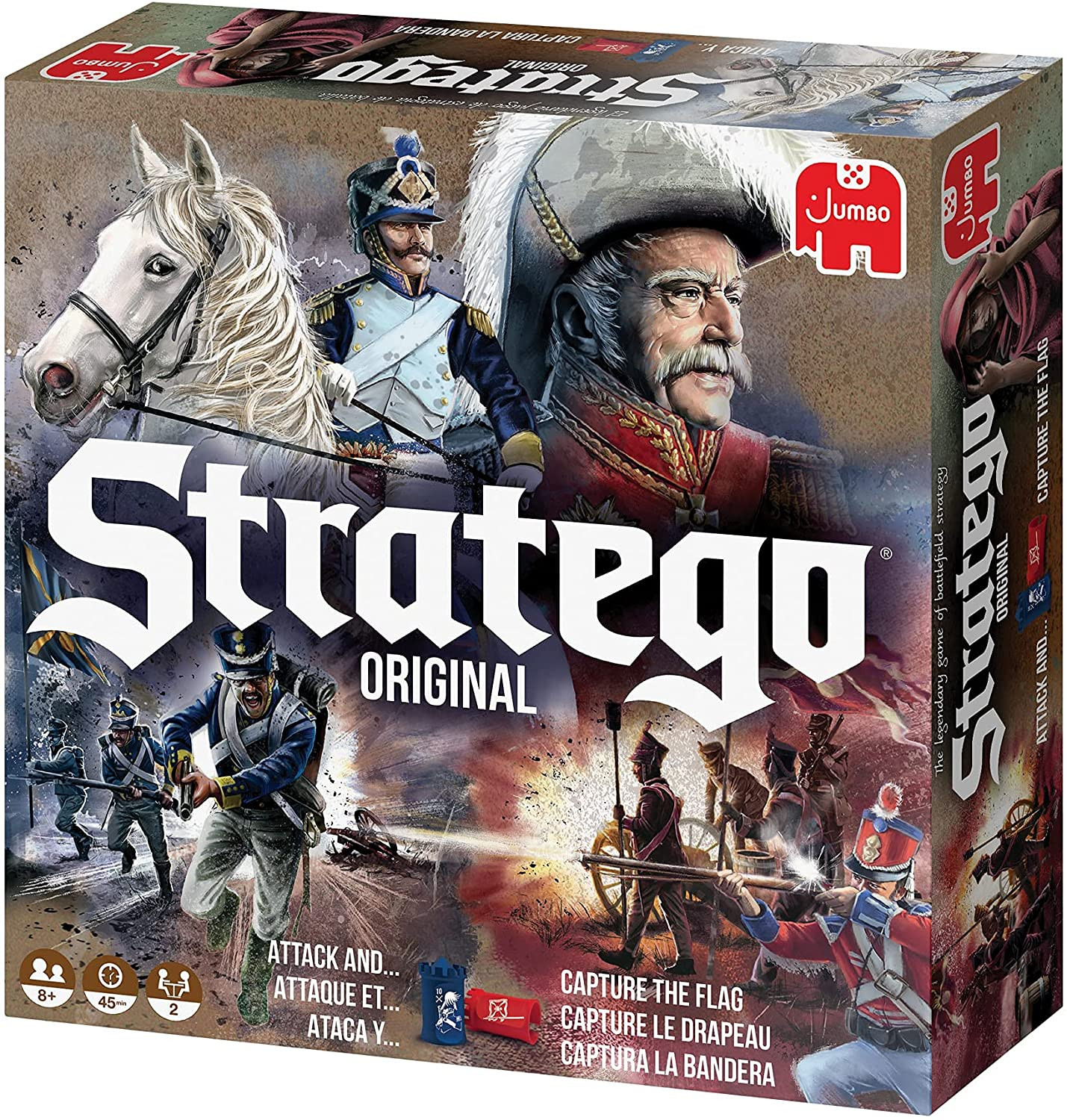 Foto 5 | Venta Internacional -Juego de Mesa Jumbo Stratego