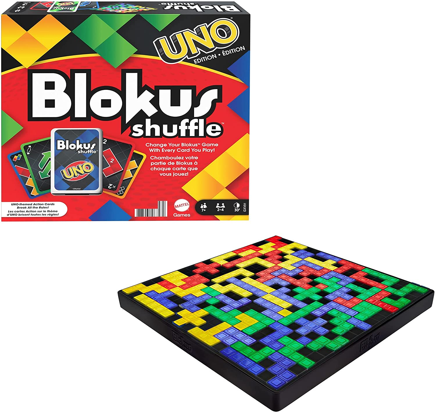 Foto 2 pulgar | Venta Internacional - Juego De Mesa De Estrategia Blokus Shuffle: Uno Edition