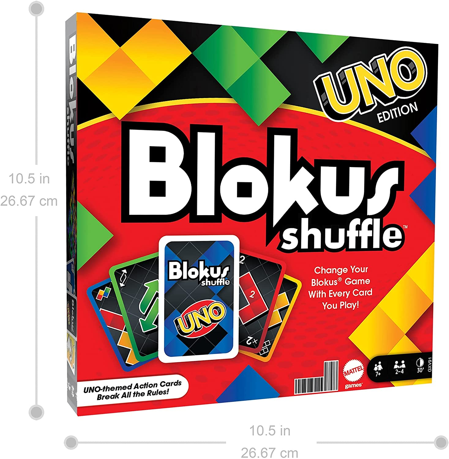 Foto 9 pulgar | Venta Internacional - Juego De Mesa De Estrategia Blokus Shuffle: Uno Edition